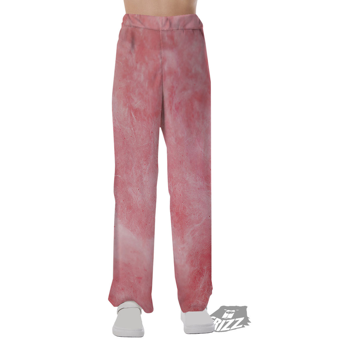 Cotton Candy Pink Print Pajama Pants-grizzshop