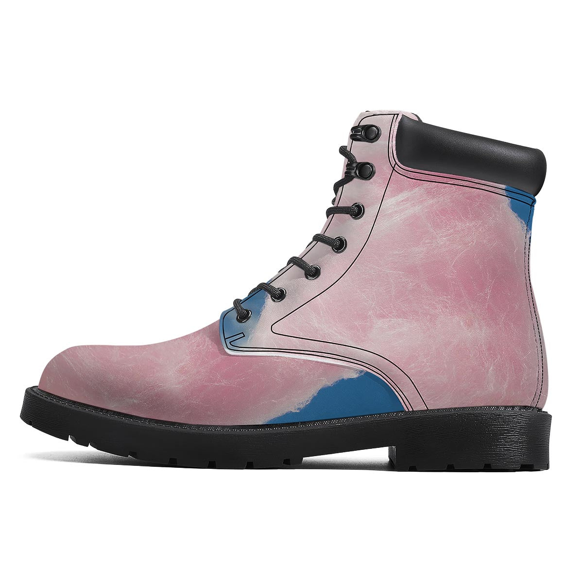 Cotton Candy Sweet Print Boots-grizzshop