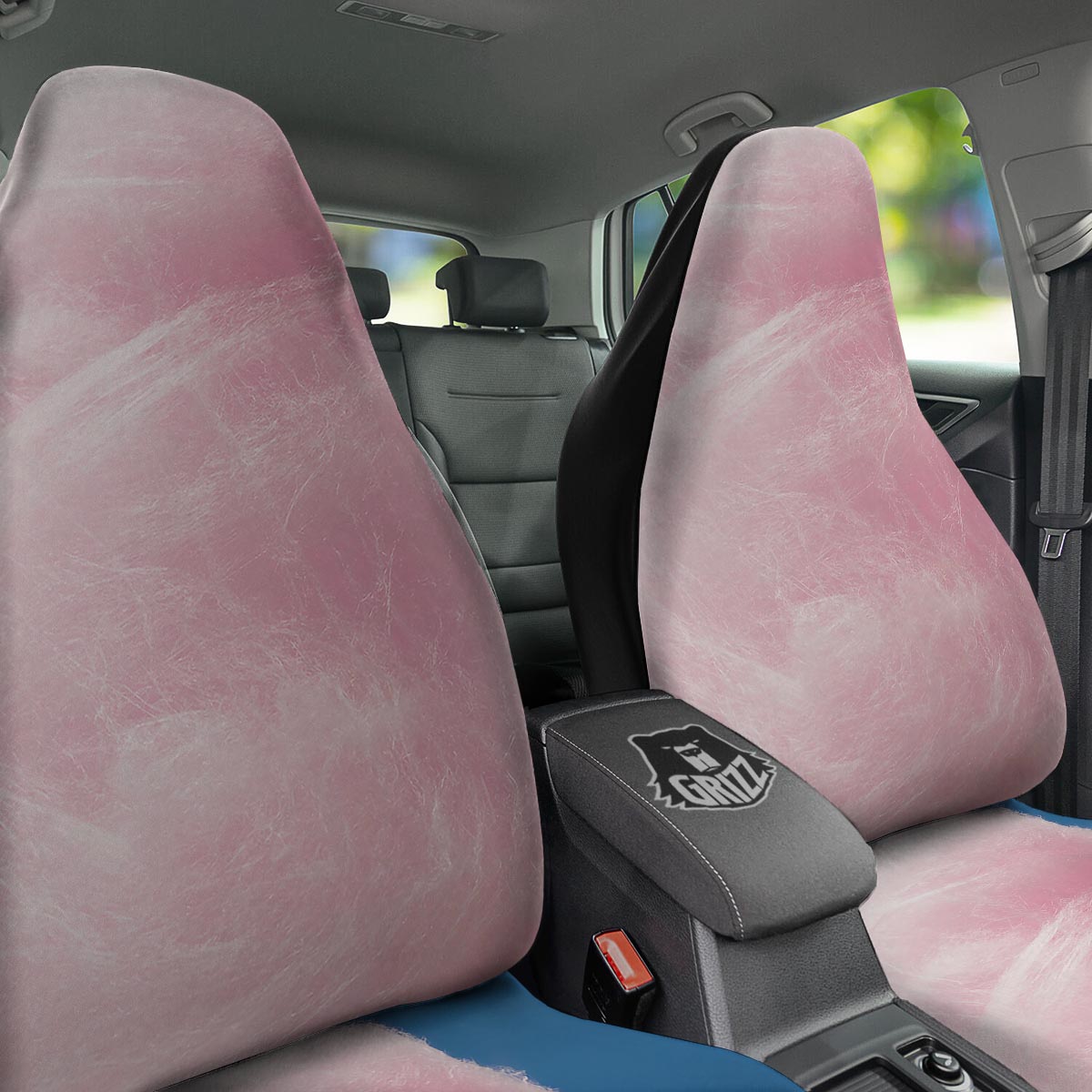 Cotton Candy Sweet Print Car Seat Covers-grizzshop