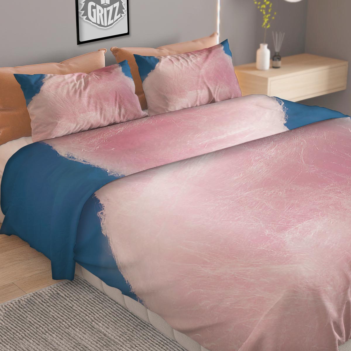Cotton Candy Sweet Print Duvet Cover Bedding Set
