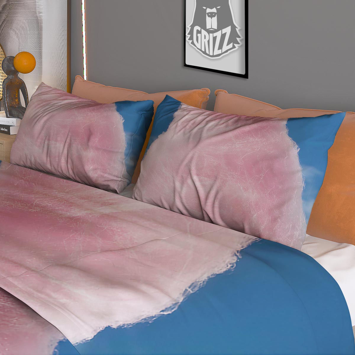 Cotton Candy Sweet Print Duvet Cover Bedding Set