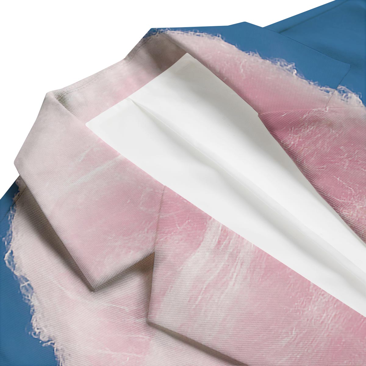 Cotton Candy Sweet Print Men's Blazer-grizzshop