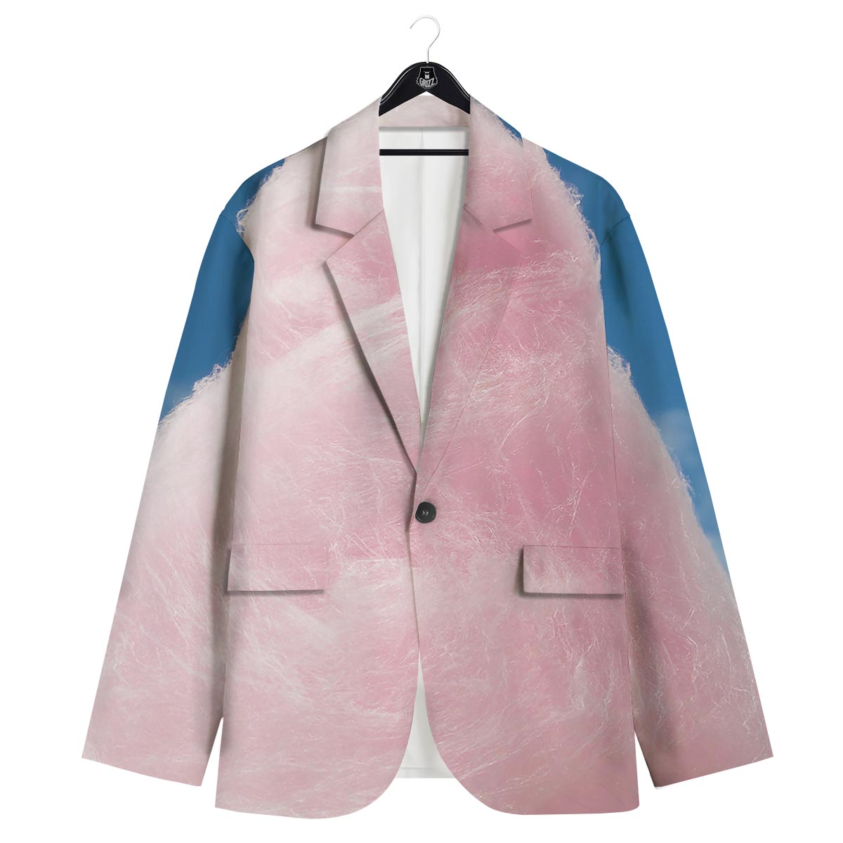Cotton Candy Sweet Print Men's Sport Coat-grizzshop