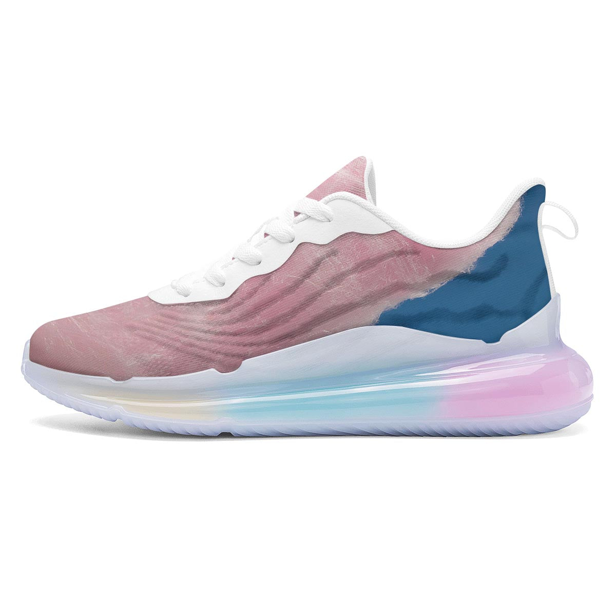 Cotton Candy Sweet Print Running Sneakers-grizzshop