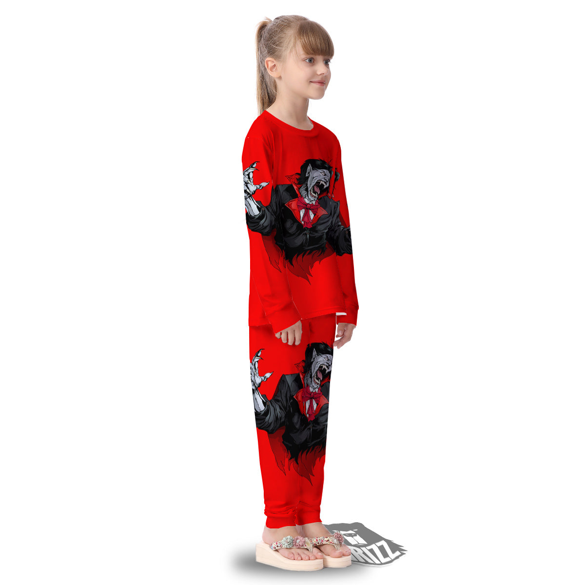 Count Dracula Print Kid's Pajamas-grizzshop