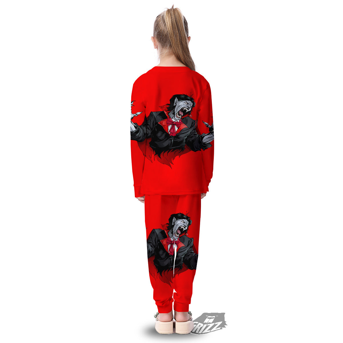 Count Dracula Print Kid's Pajamas-grizzshop