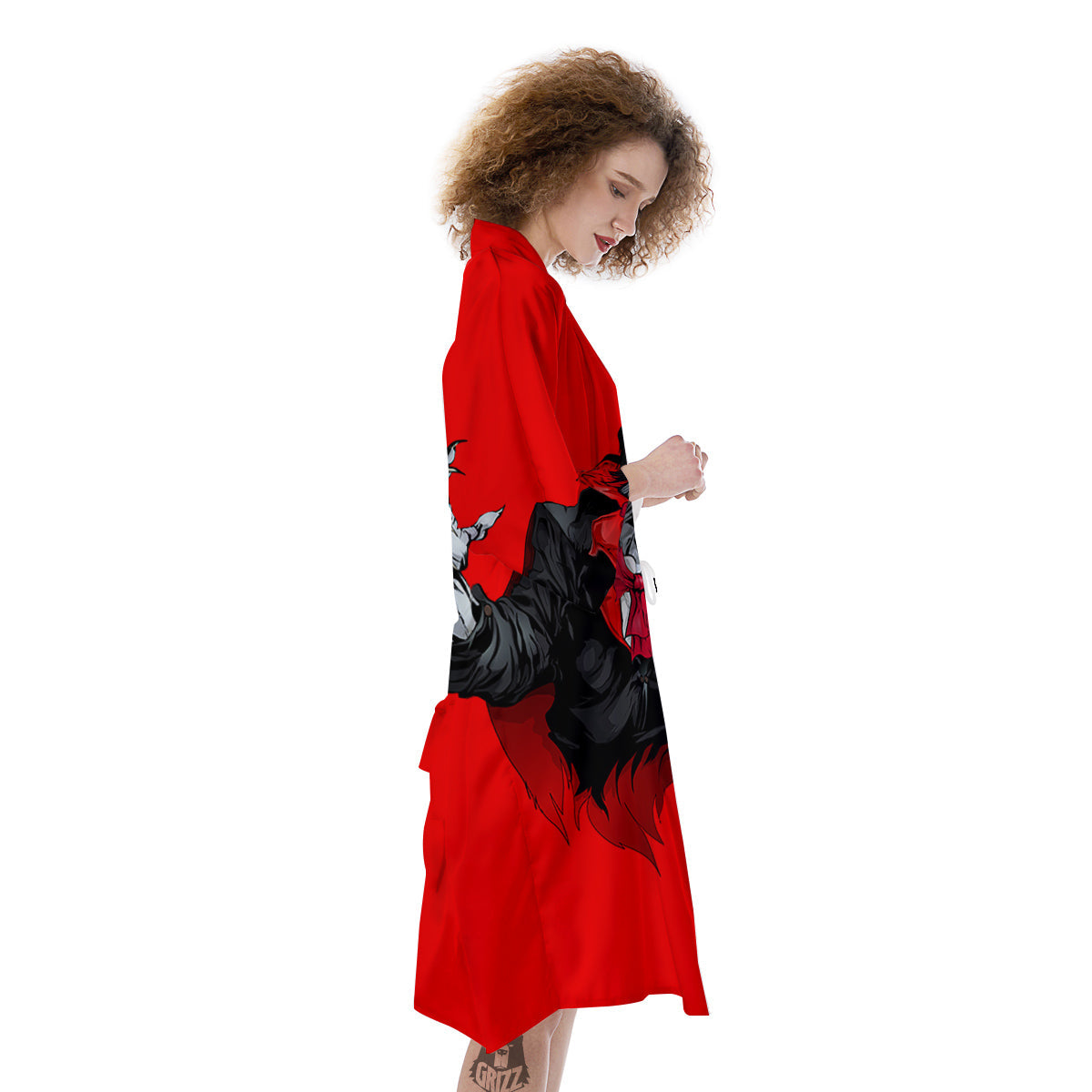 Count Dracula Print Kimono-grizzshop