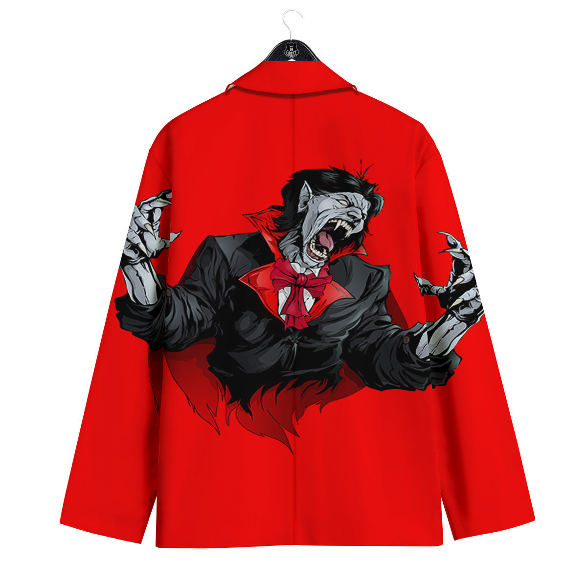 Count Dracula Print Men's Sport Coat-grizzshop