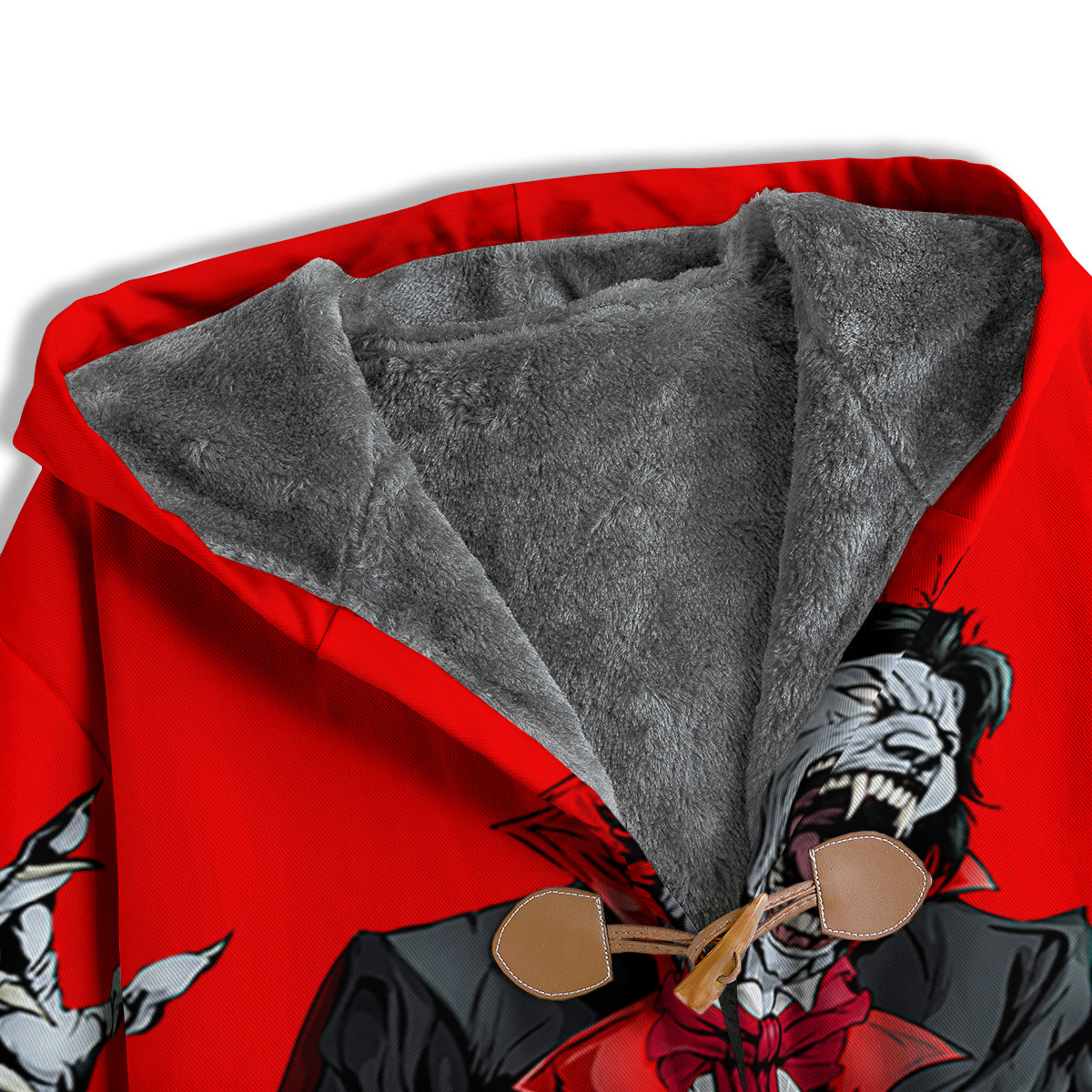 Count Dracula Print Men's Windbreaker Jacket-grizzshop