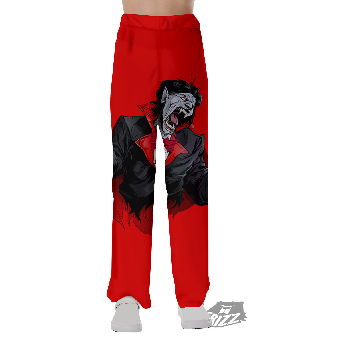 Count Dracula Print Pajama Pants-grizzshop