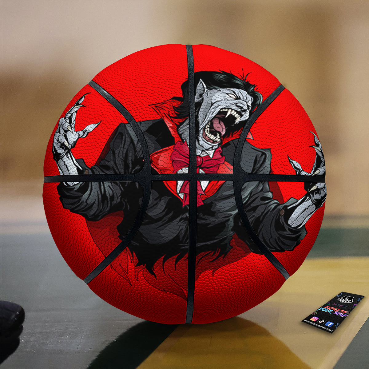 Count Dracula Print Basketball