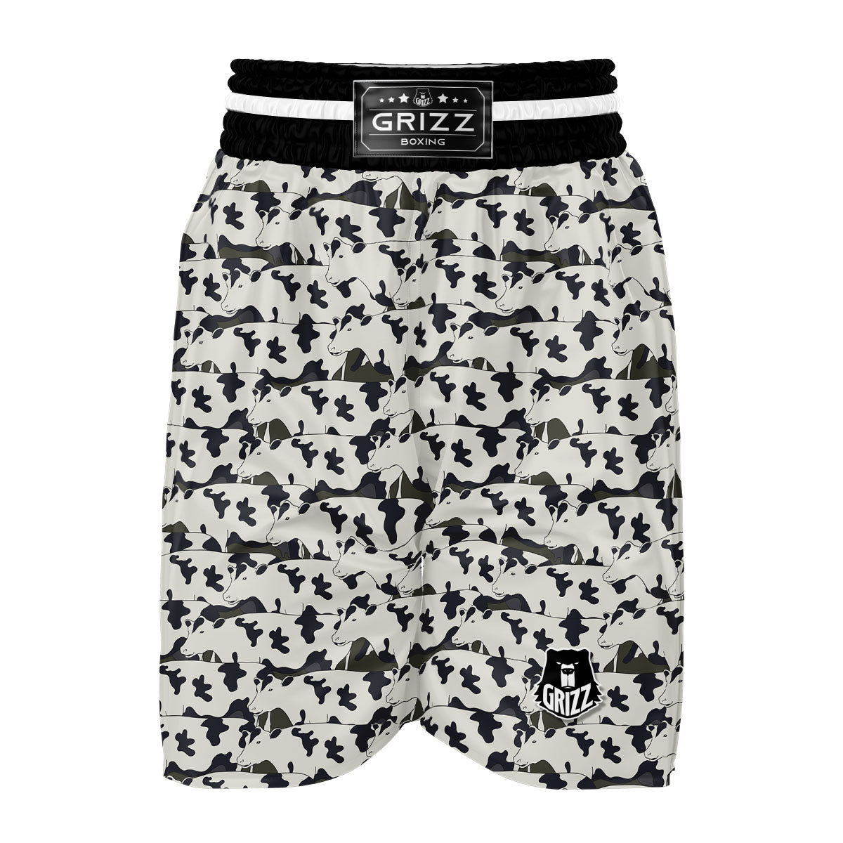 Cow Boxing Shorts-grizzshop