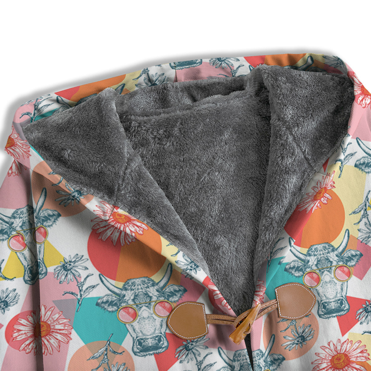 Cow Colorful Print Pattern Men's Windbreaker Jacket-grizzshop
