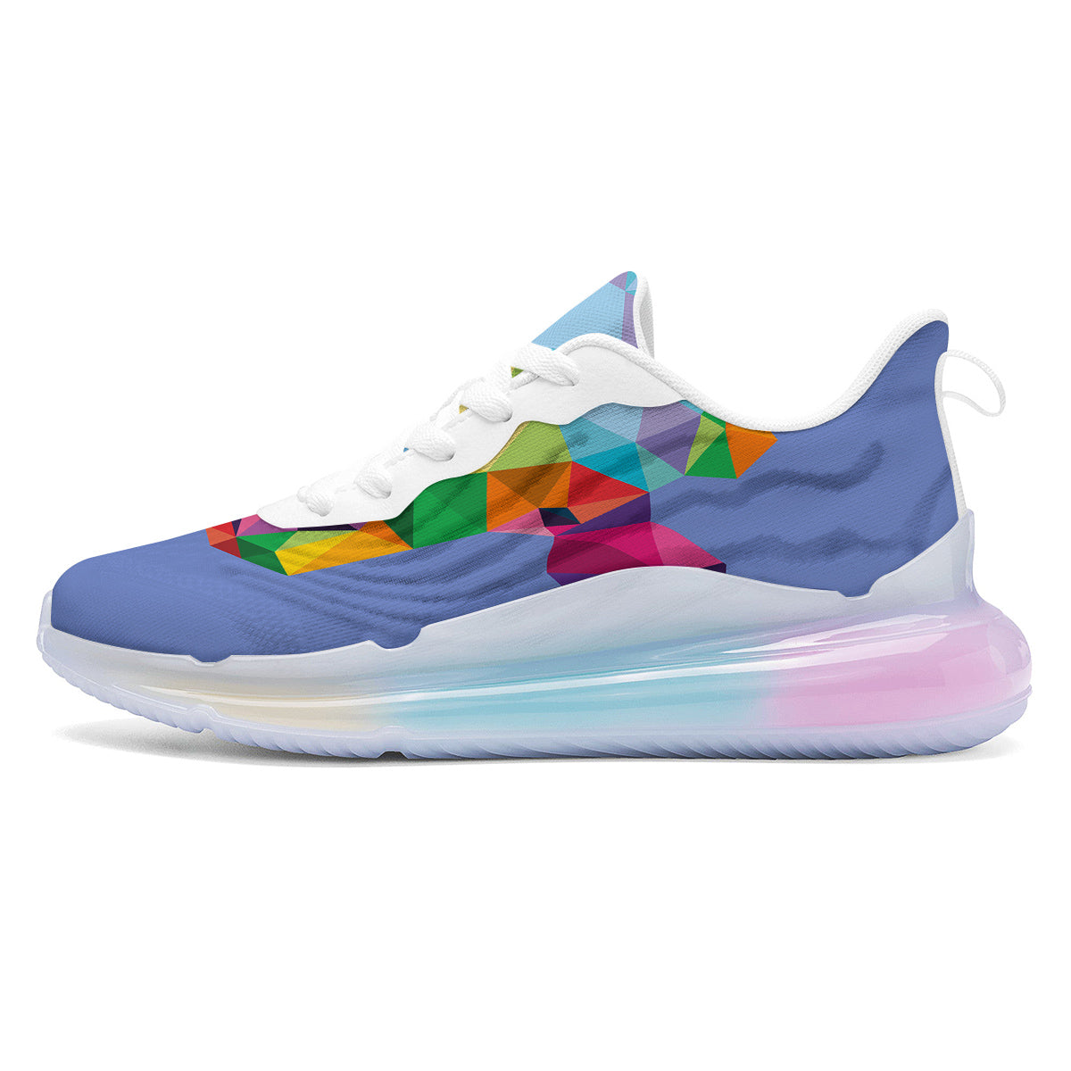 Cow Colorful Print Running Sneakers-grizzshop