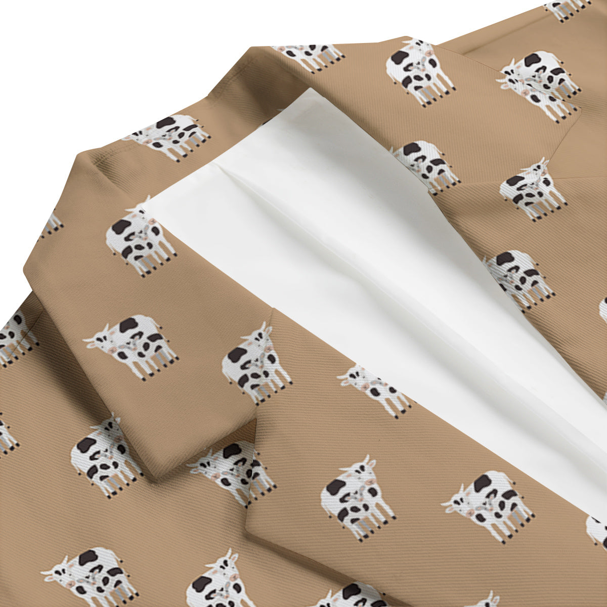 Cow Cute And Baby Cow Print Pattern Men's Blazer-grizzshop