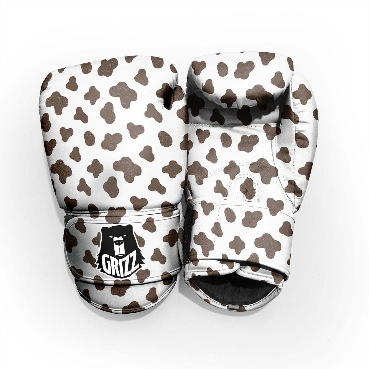 Cow Milk And Chocolate Print Pro Boxing Glove