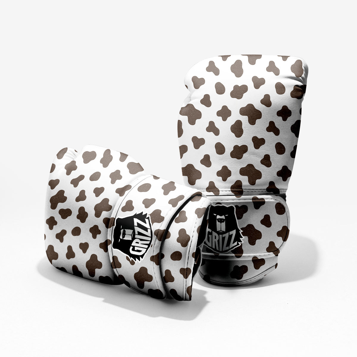 Cow Milk And Chocolate Print Pro Boxing Glove