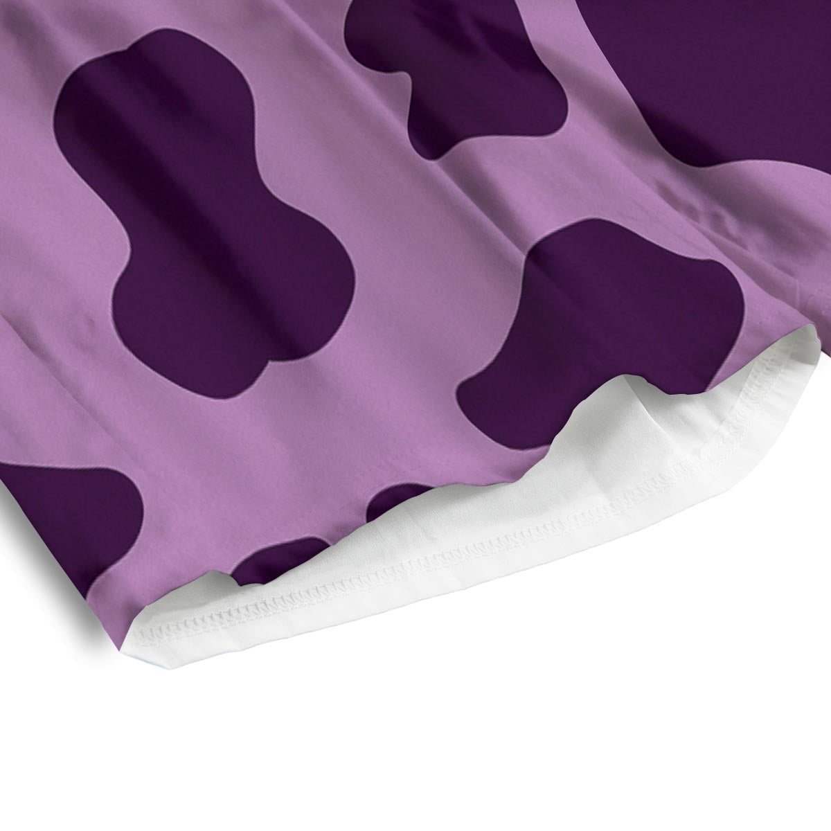Cow Purple Print Pattern Men's Athletic Shorts