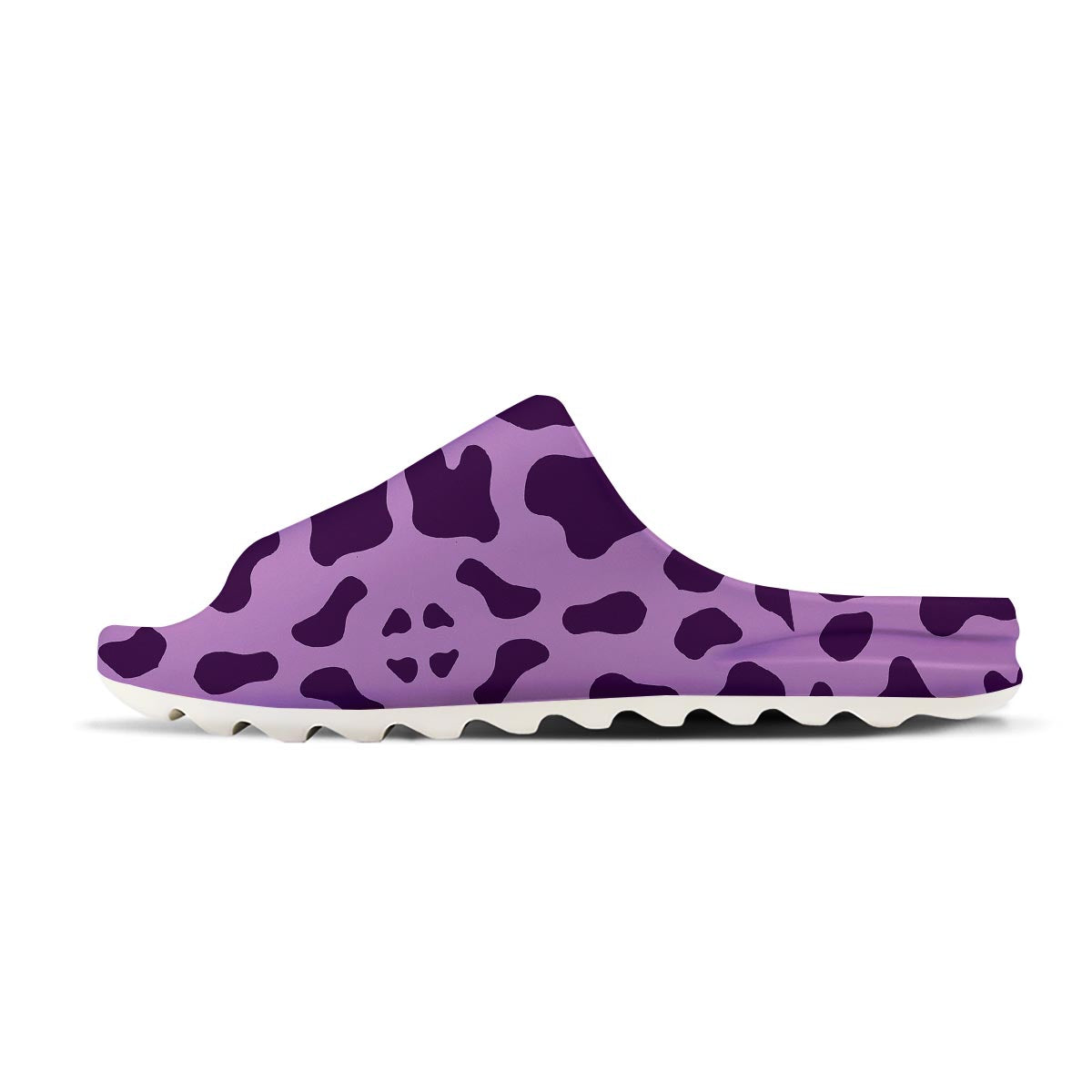 Cow Purple Print Pattern Sandals-grizzshop