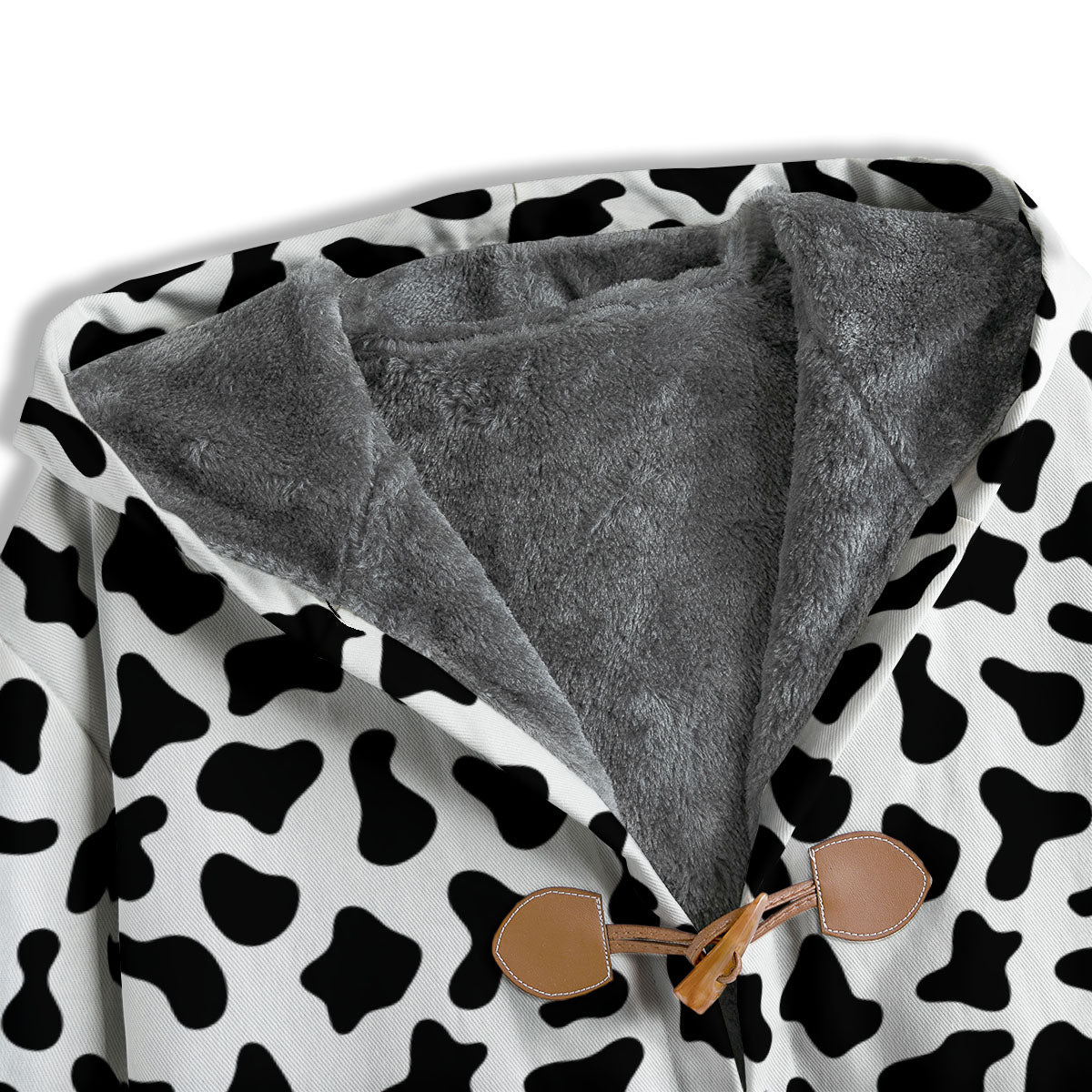Cow White And Black Print Pattern Men's Windbreaker Jacket-grizzshop