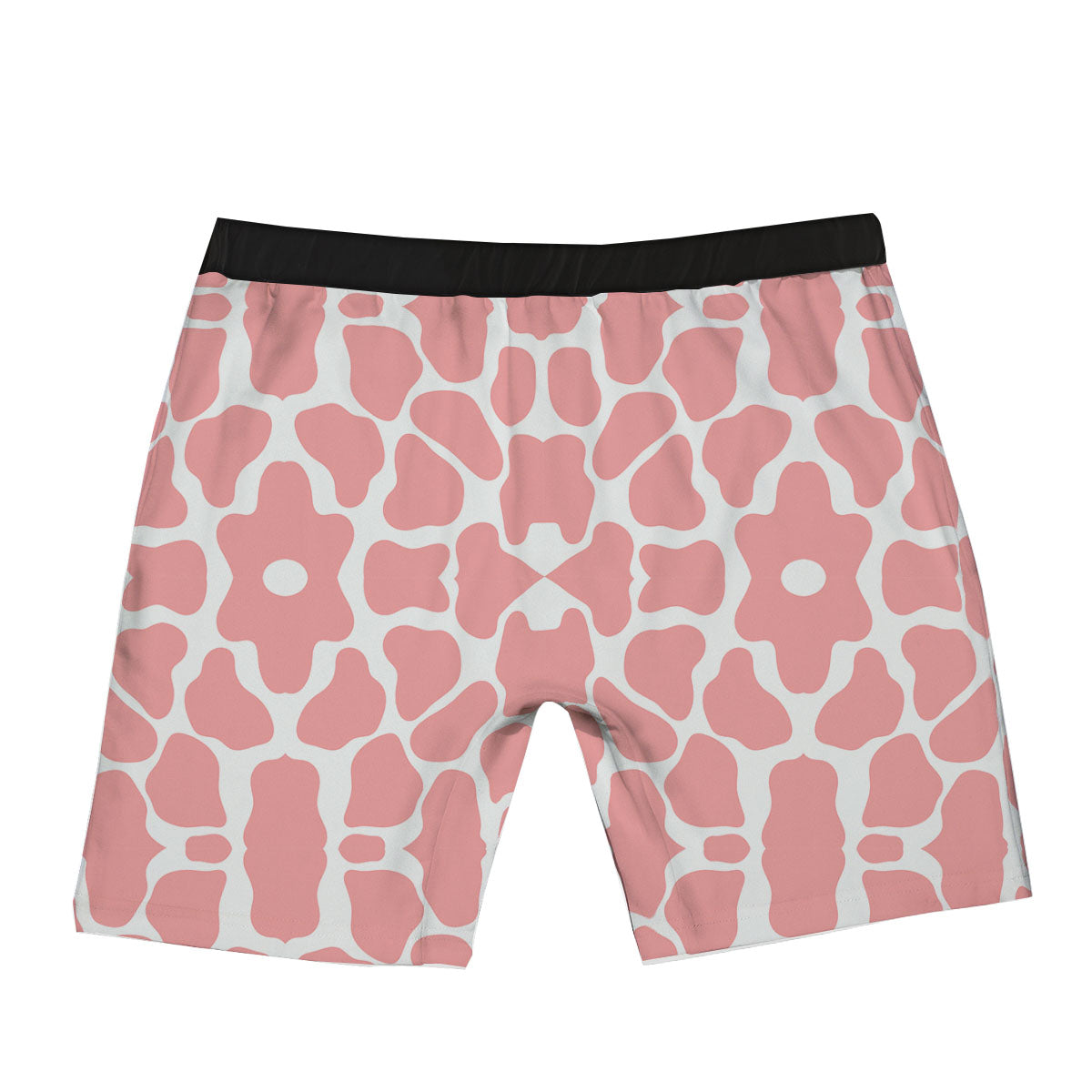 Cow White And Pink Print Boxer Briefs-grizzshop
