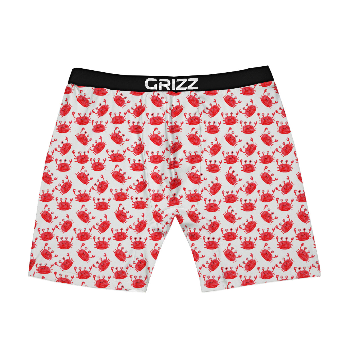 Crab Cute Print Pattern Boxer Briefs-grizzshop