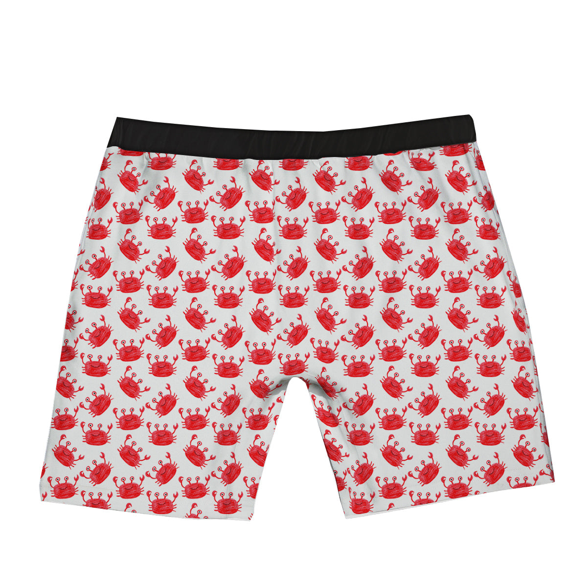 Crab Cute Print Pattern Boxer Briefs-grizzshop