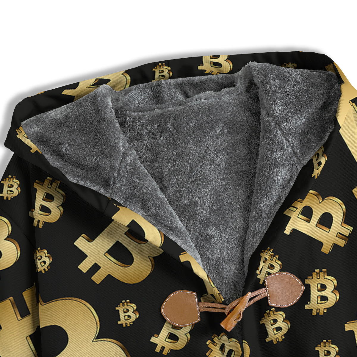Cryptocurrency Bitcoin Print Pattern Men's Windbreaker Jacket-grizzshop