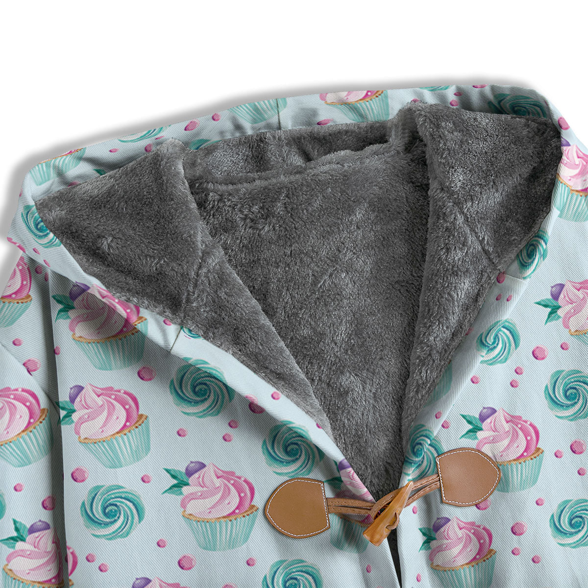 Cupcake Cartoon Print Pattern Men's Windbreaker Jacket-grizzshop