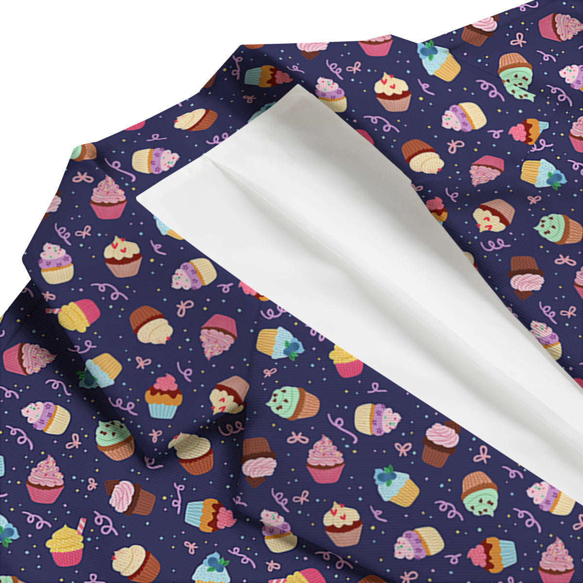Cupcake Cute Print Pattern Men's Blazer-grizzshop