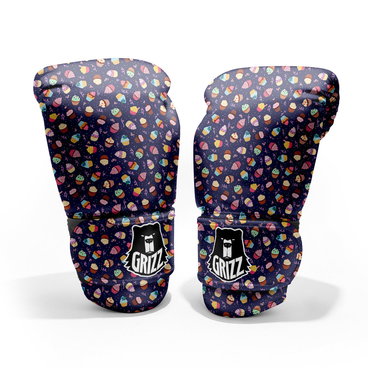 Cupcake Cute Print Pattern Pro Boxing Glove