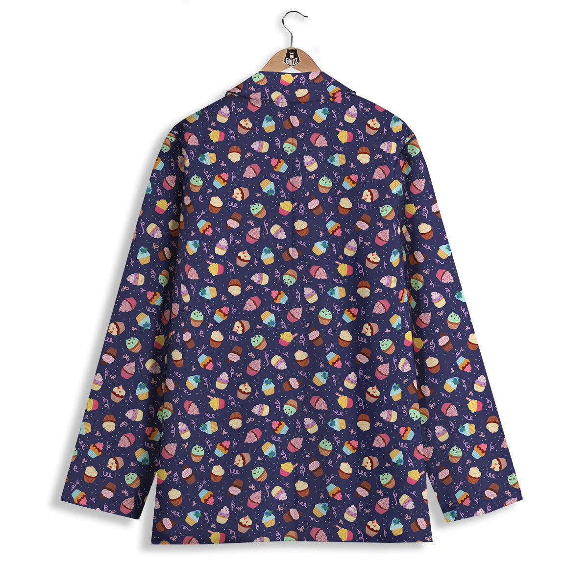 Cupcake Cute Print Pattern Women's Blazer-grizzshop