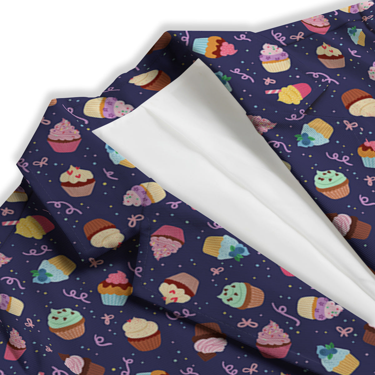 Cupcake Cute Print Pattern Women's Blazer-grizzshop