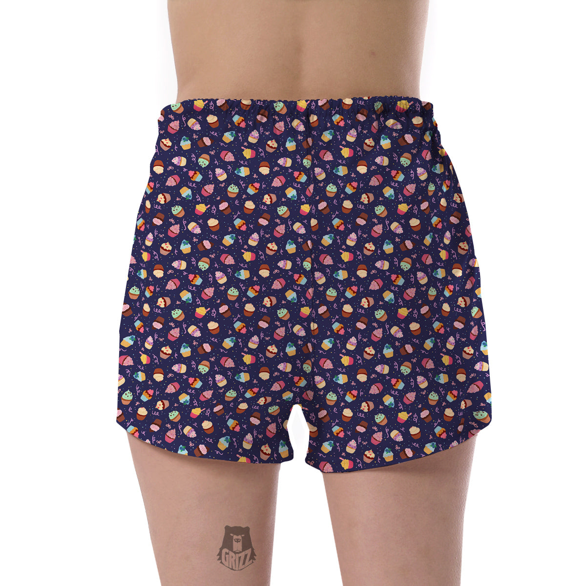 Cupcake Cute Print Pattern Women's Shorts-grizzshop