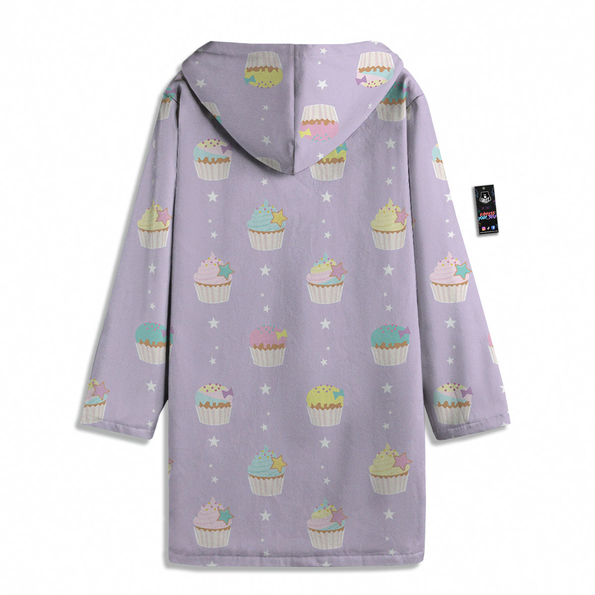 Cupcake Pastel Print Pattern Men's Windbreaker Jacket-grizzshop