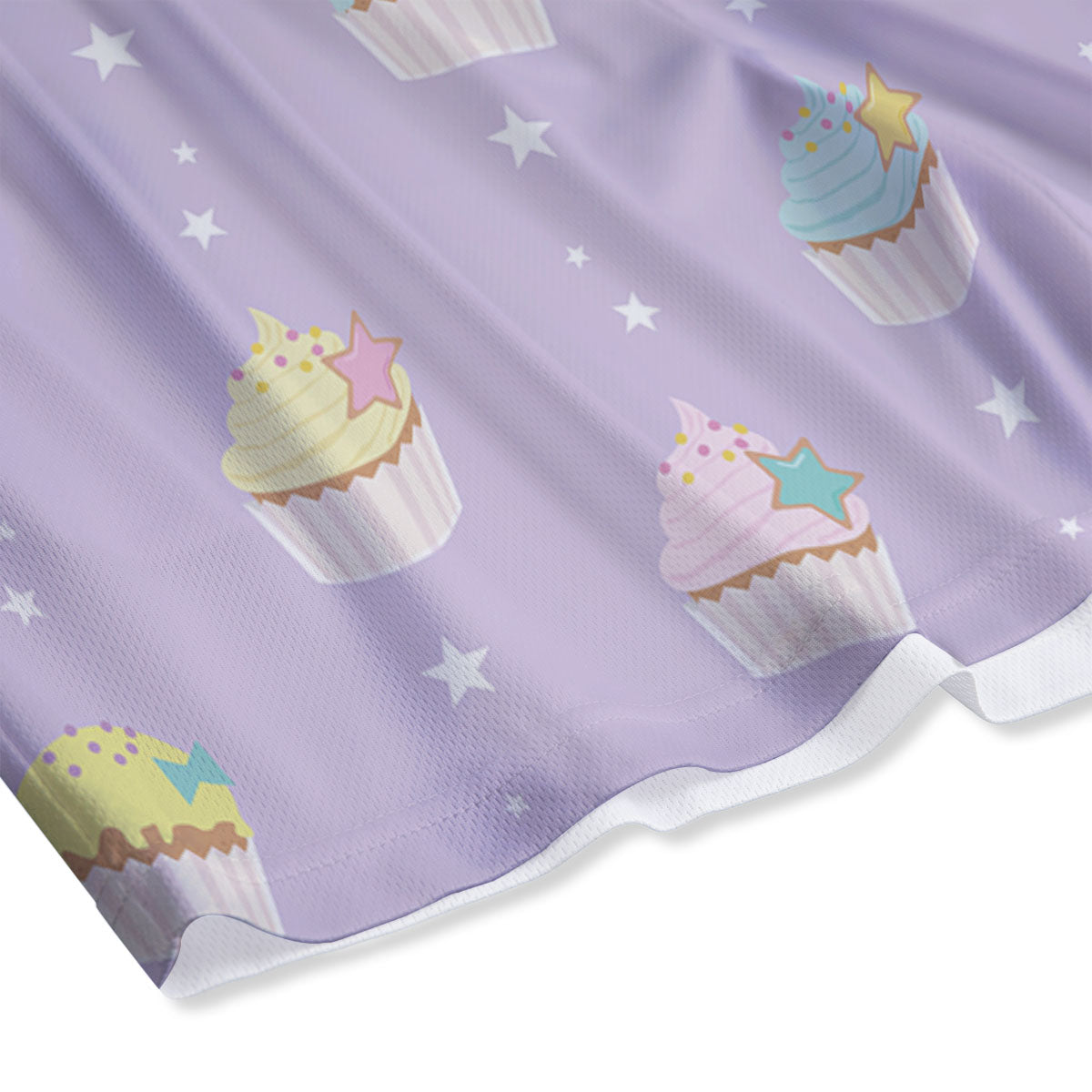 Cupcake Pastel Print Pattern Mesh Shorts