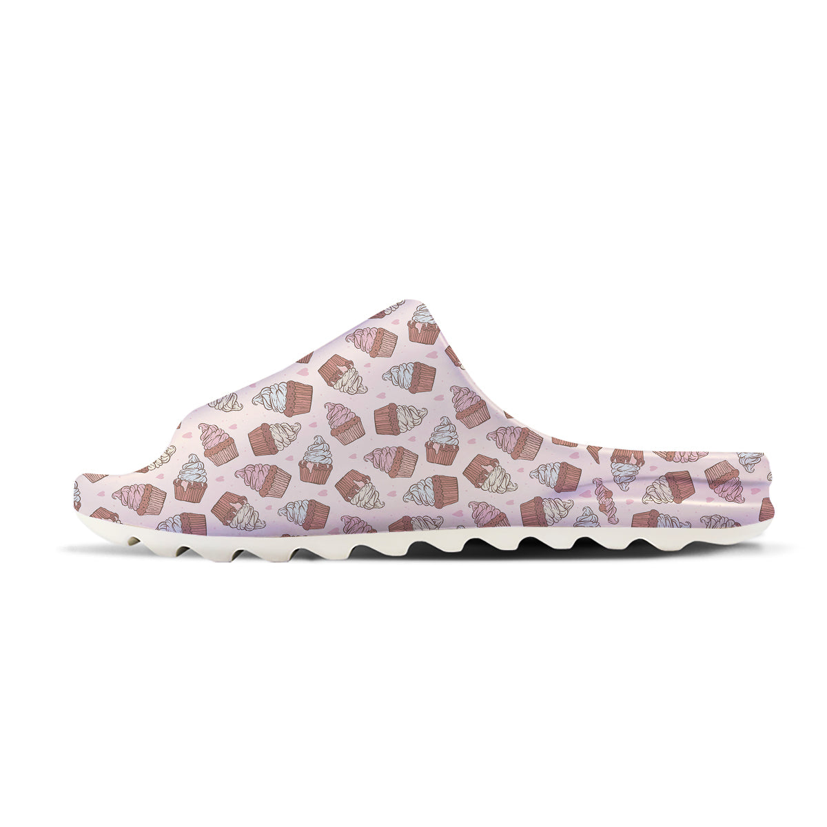 Cupcake Vintage Print Pattern Sandals-grizzshop