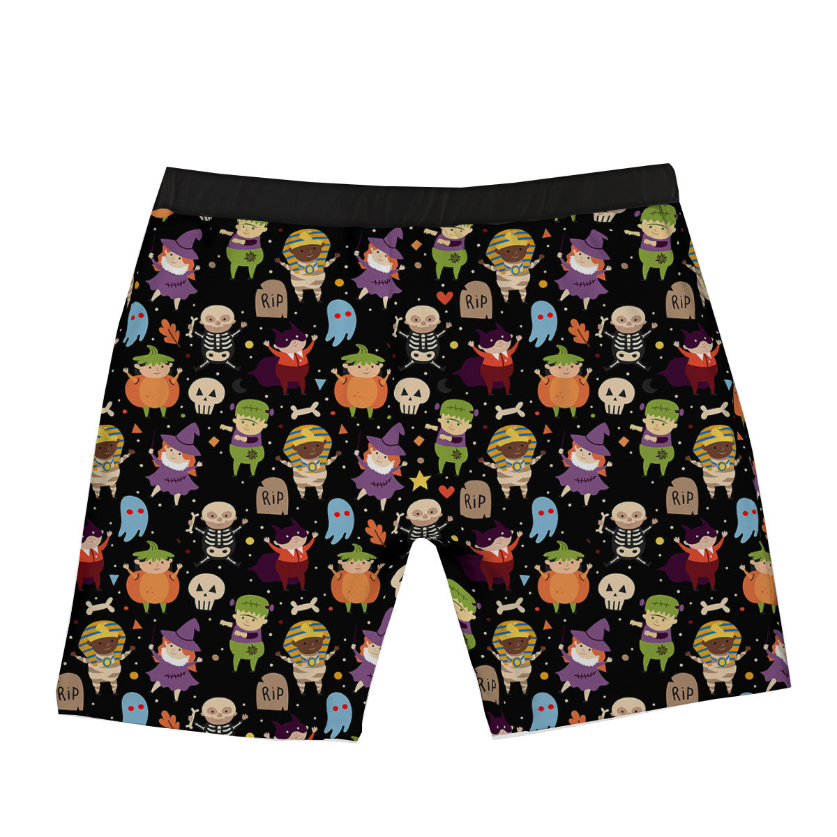 Cute Children Halloween Print Pattern Boxer Briefs-grizzshop