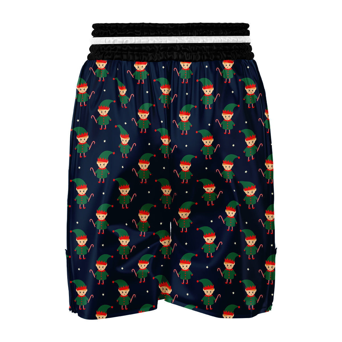 Cute Elf Print Pattern Boxing Shorts-grizzshop