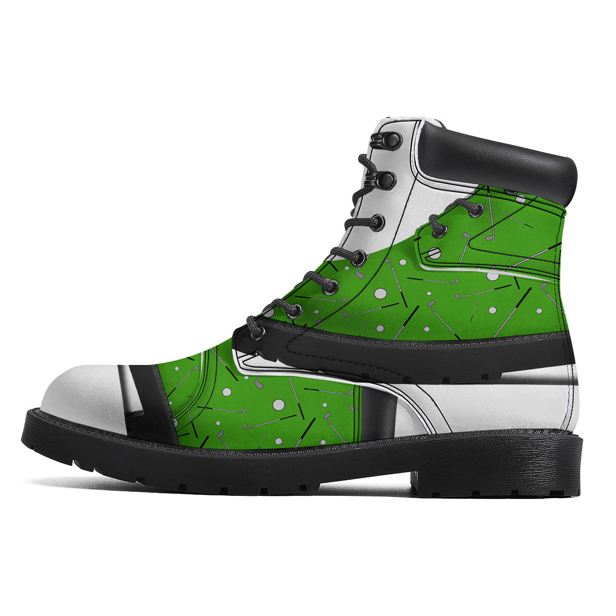 Cute Golf Print Pattern Boots-grizzshop