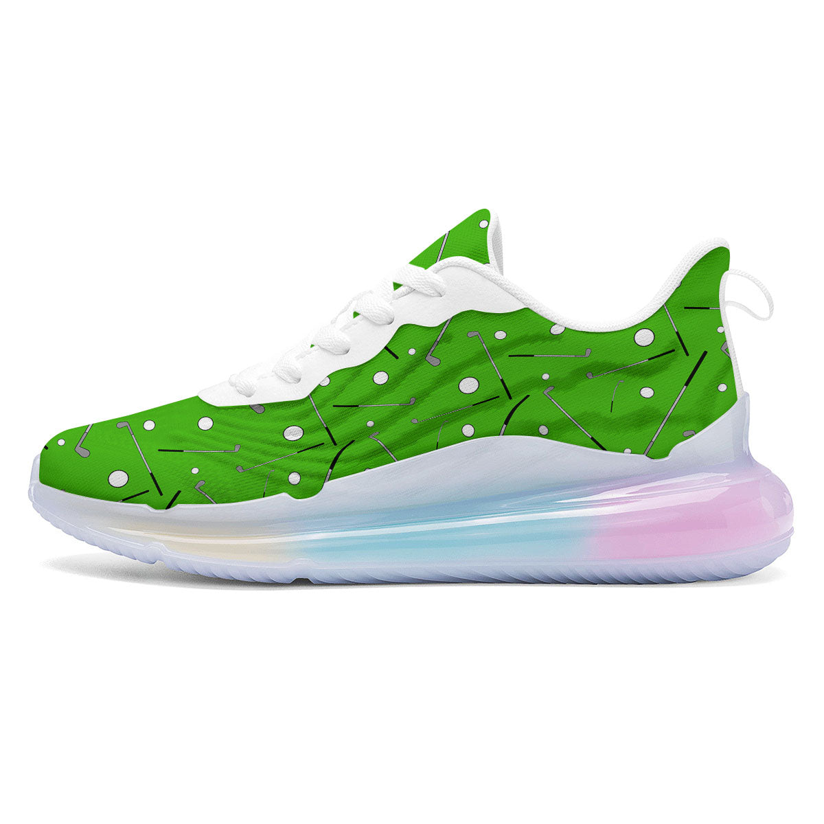 Cute Golf Print Pattern Running Sneakers-grizzshop