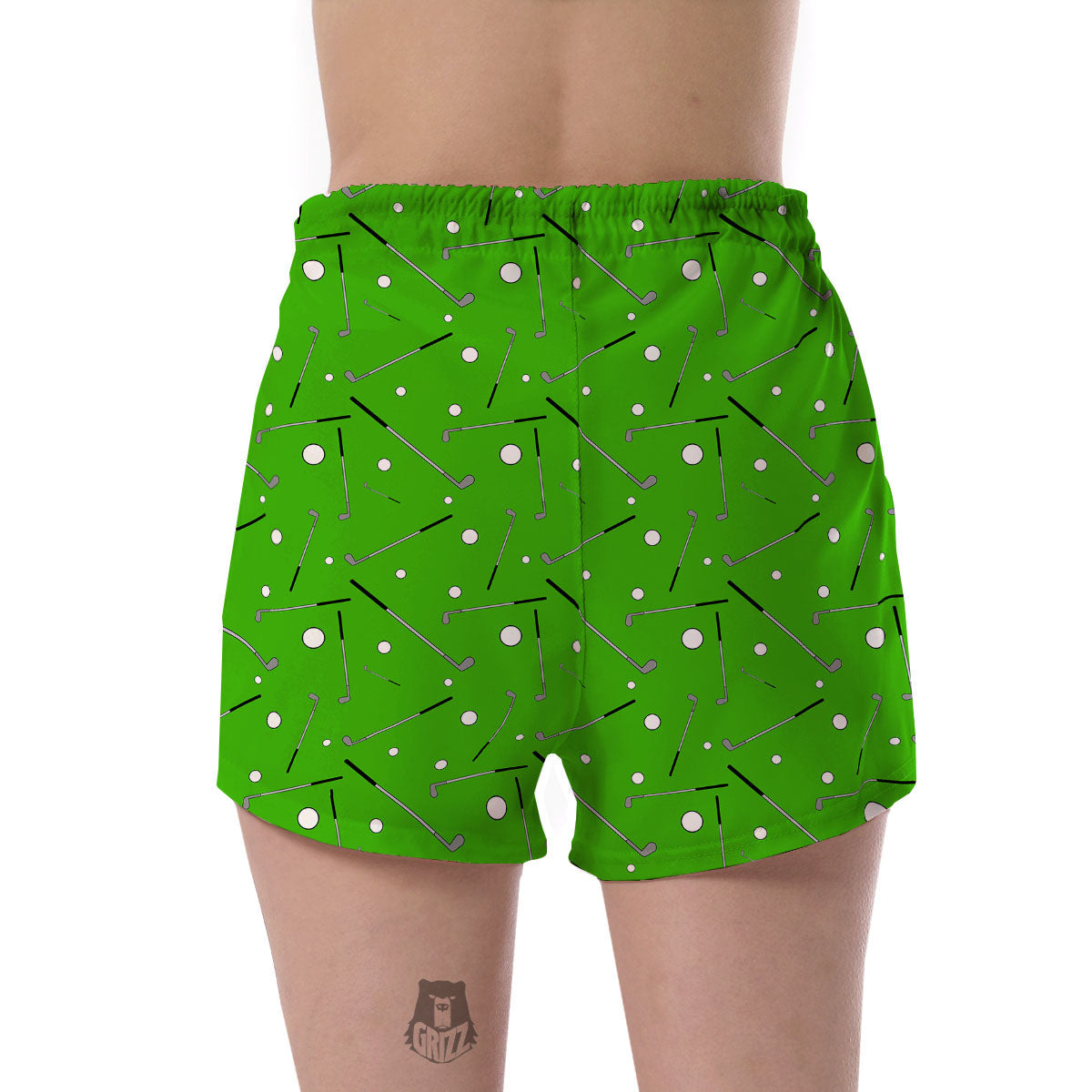 Cute Golf Print Pattern Women's Shorts-grizzshop
