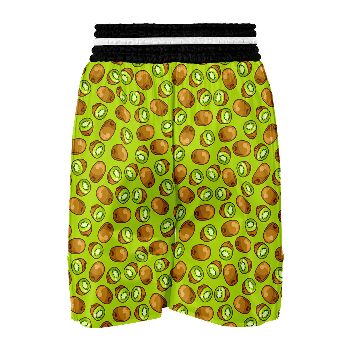 Cute Green Kiwi Print Pattern Boxing Shorts-grizzshop
