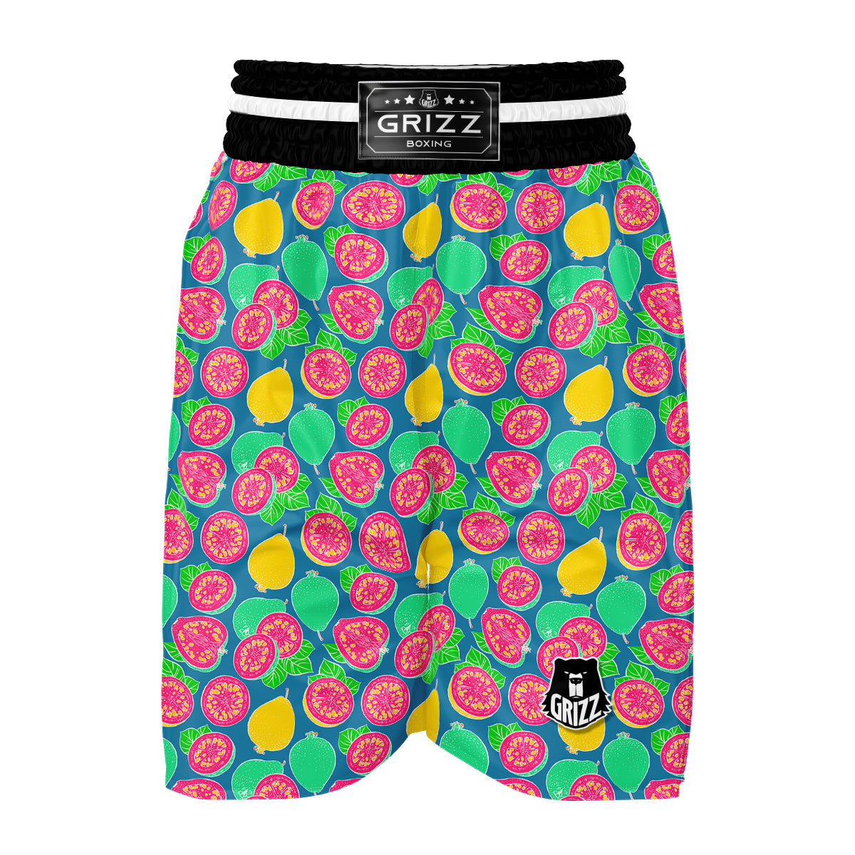 Cute Guava Print Pattern Boxing Shorts-grizzshop