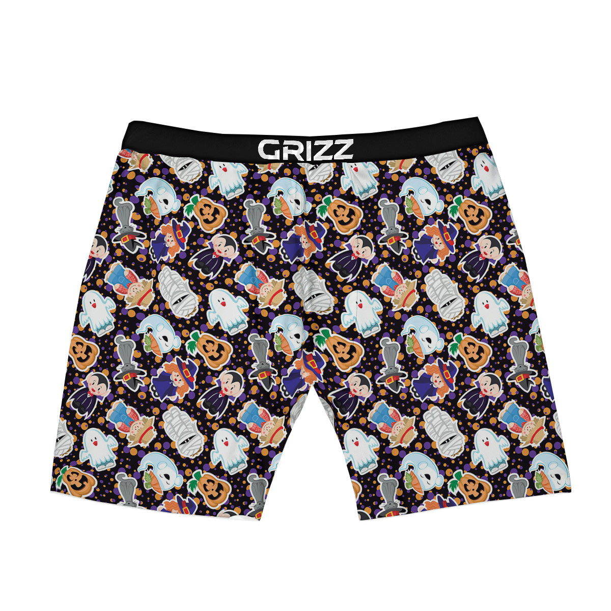Cute Halloween Print Pattern Boxer Briefs-grizzshop