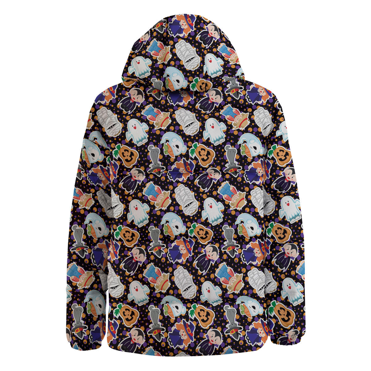 Cute Halloween Print Pattern Down Jacket-grizzshop