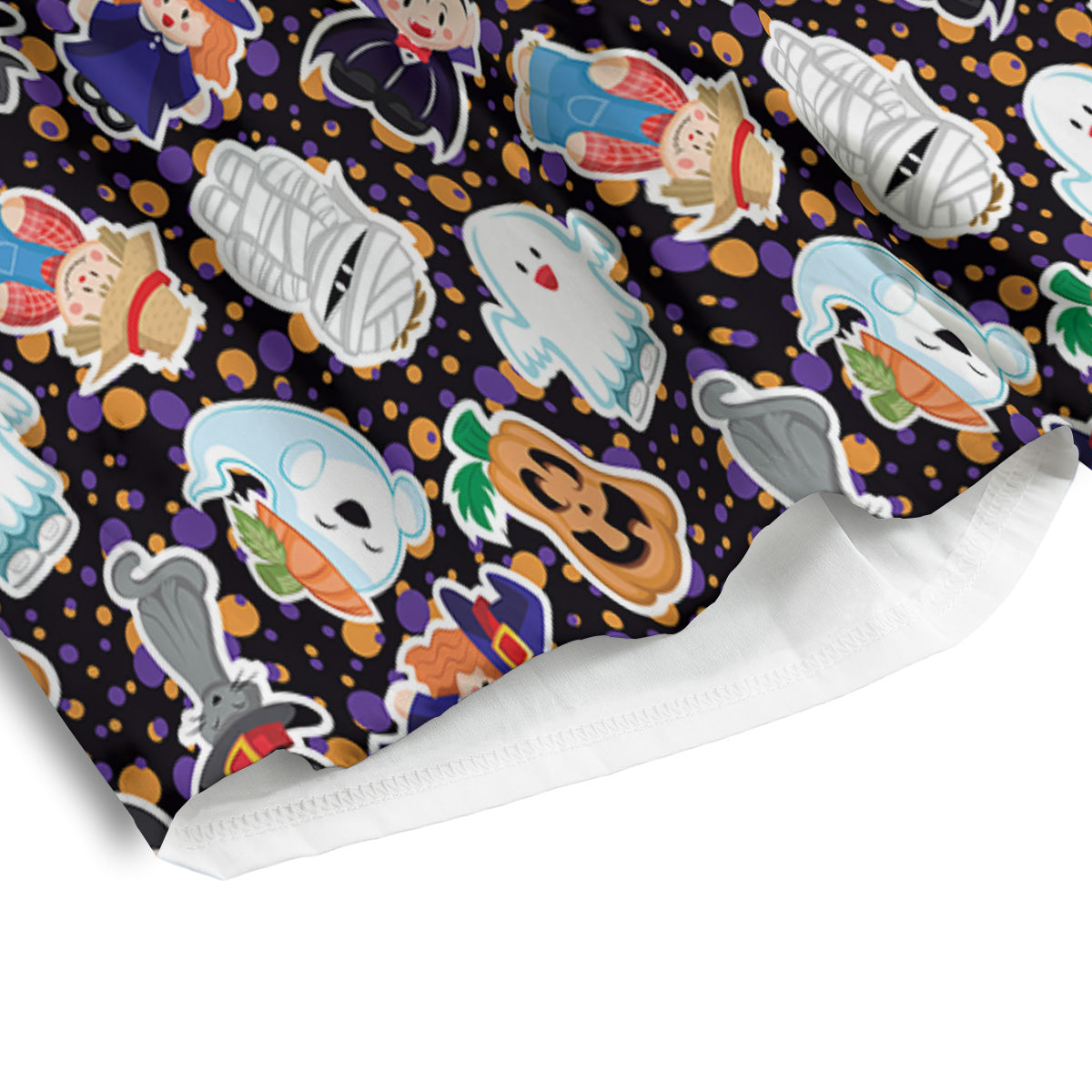Cute Halloween Print Pattern Men's Athletic Shorts