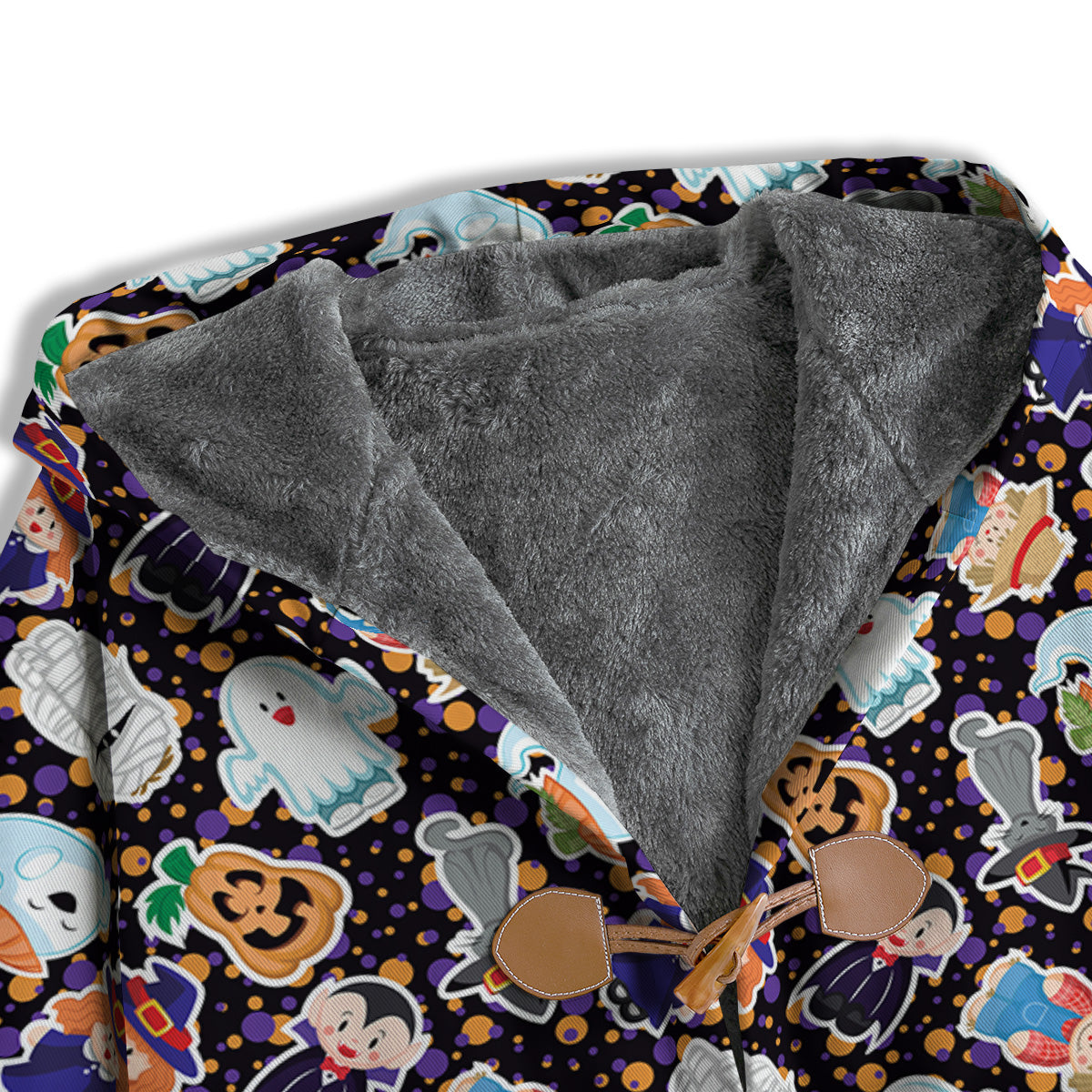 Cute Halloween Print Pattern Men's Windbreaker Jacket-grizzshop