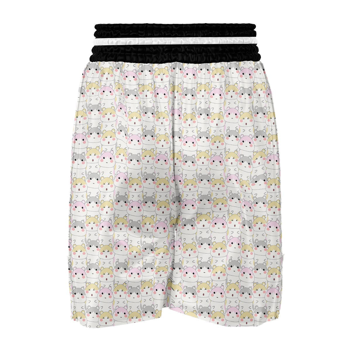 Cute Hamster Pattern Print Boxing Shorts-grizzshop