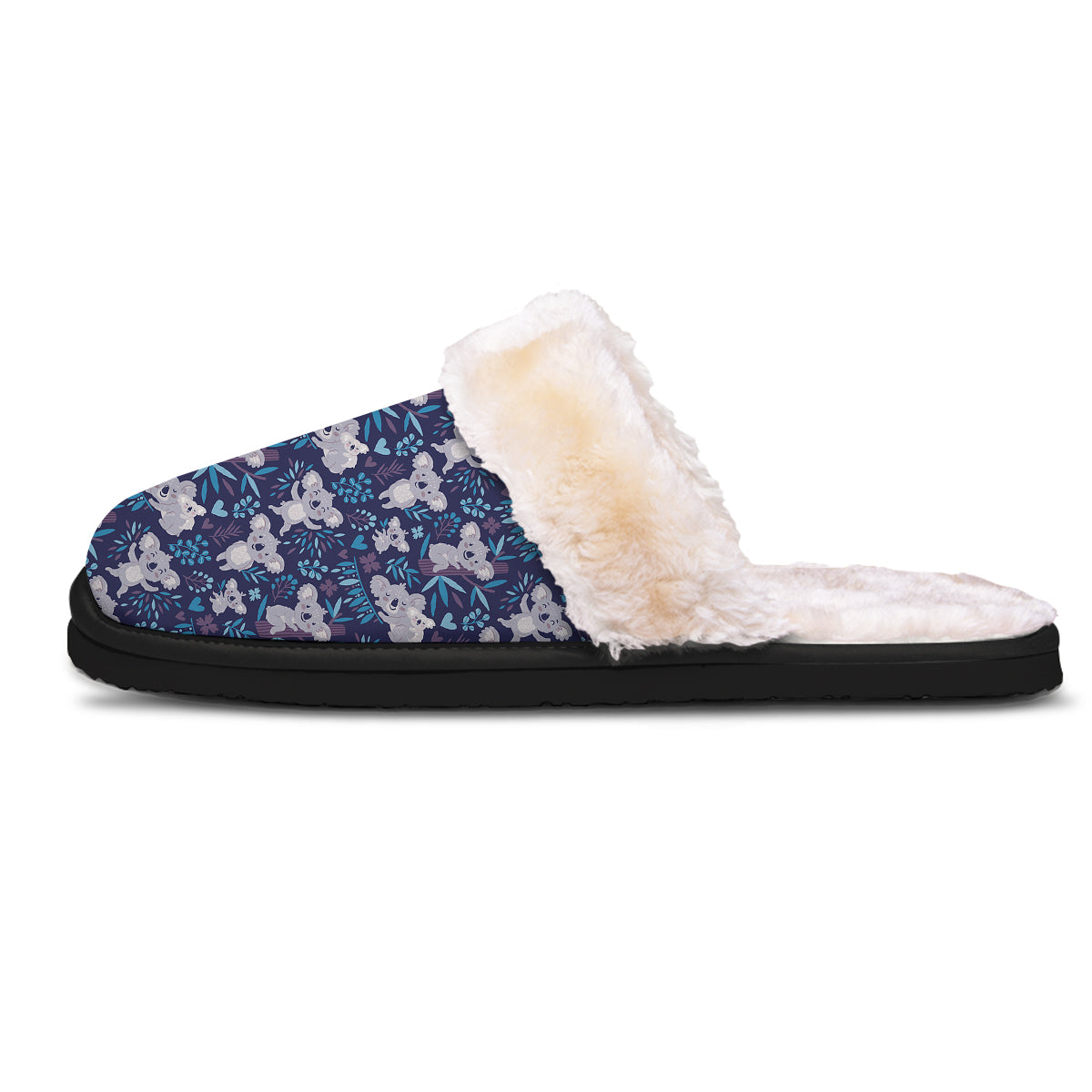 Cute Koala Print Pattern Slippers-grizzshop